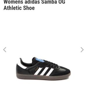 Black and white adidas.